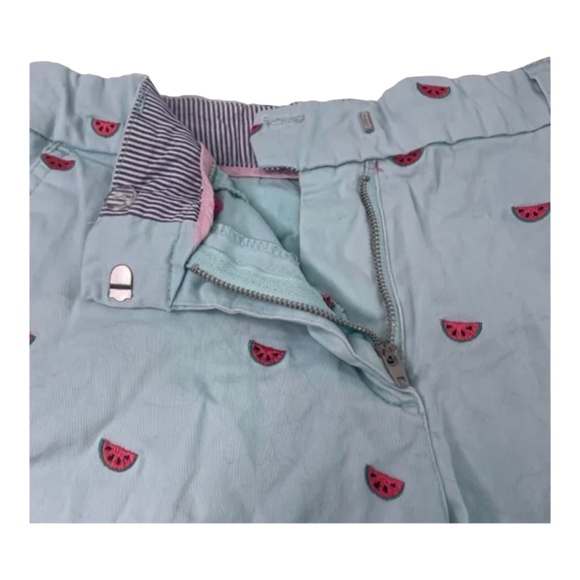 British Khaki Shorts Size 4 Watermelon Pattern - Picture 4 of 4